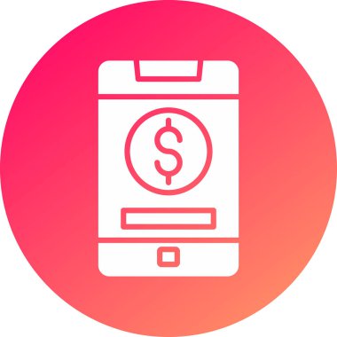 Vektör Mobil simge illüstrasyonu