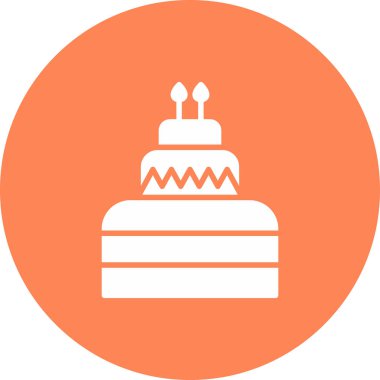 Pasta Simgesinin Vektör illüstrasyonu