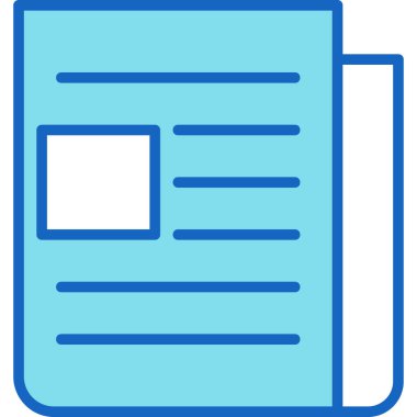 belge web simgesi vektör illüstrasyonu