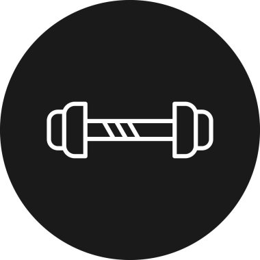 trend biçimi izole edilmiş halter simgesi