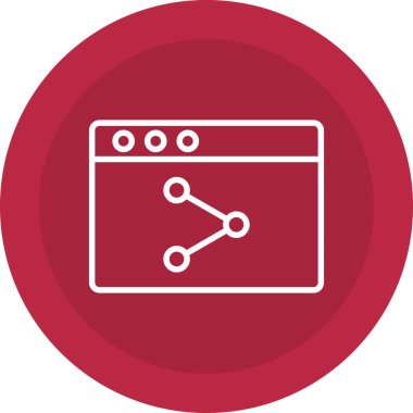 vektör illüstrasyonu, seo modern simge tasarımı