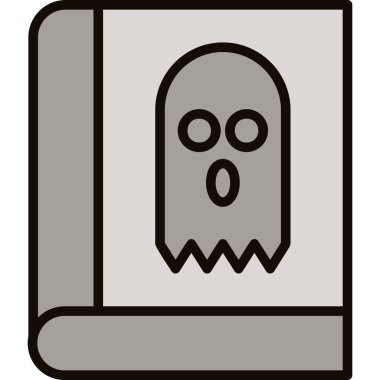 Hayalet. Web simgesi basit illüstrasyon