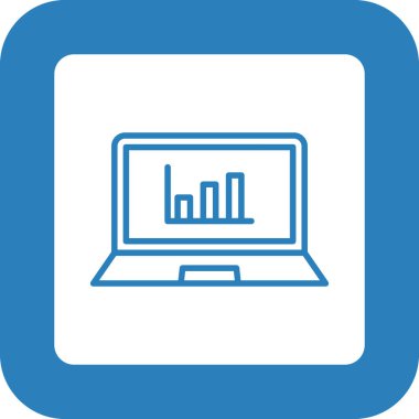 grafik simgesinin vektör illüstrasyonu