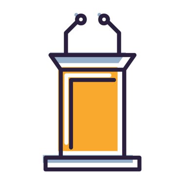 Bina. Web simgesi basit illüstrasyon