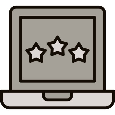 bilgisayar ekranı simgesi. vektör illüstrasyonu