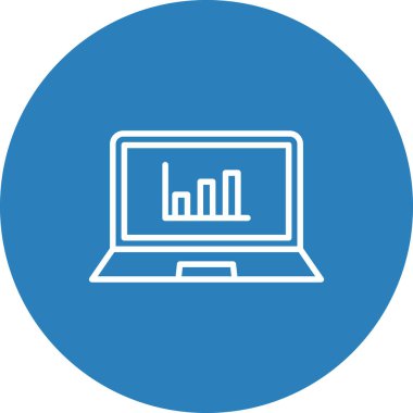 vektör lcd simgesi illüstrasyonu