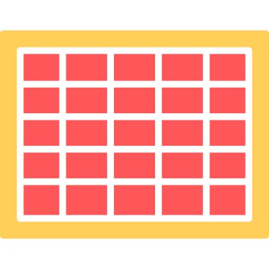 Düzen simgesi vektör illüstrasyonu