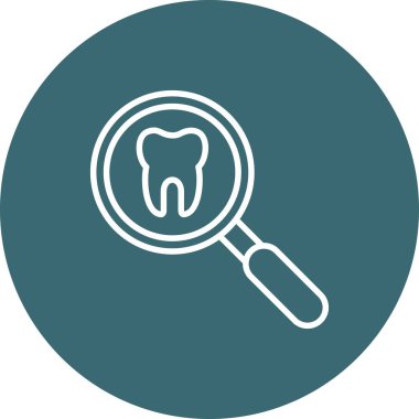 Diş. Web simgesi basit tasarım