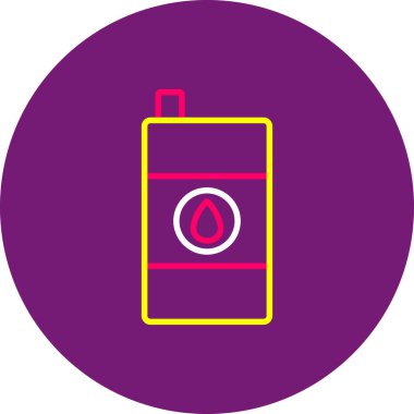 Gaz simgesinin vektör illüstrasyonu