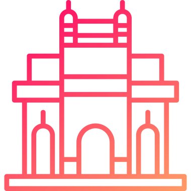 Cami. Web simgesi basit illüstrasyon