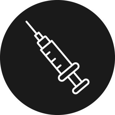 Şırınga ikonu vektör çizimi