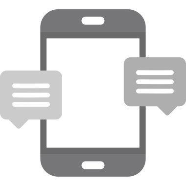 mobil sohbet ileti simgesi