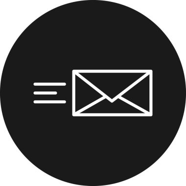 posta vektör düz simgesi