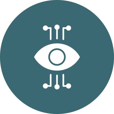 Bir gözün vektör illüstrasyonu