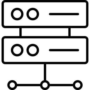 Ağ web simge vektör çizim