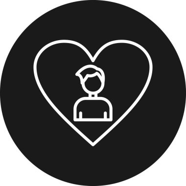 Çemberde kalbi olan bir adam.