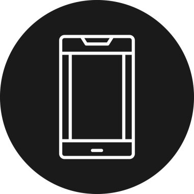 akıllı telefon simgesi vektör illüstrasyonu