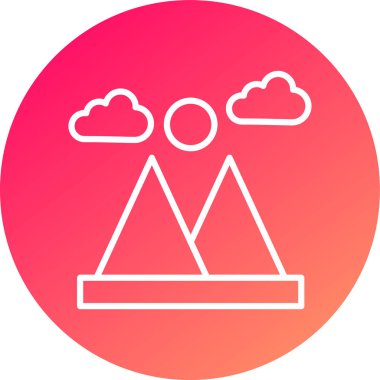 Bulut simgesinin vektör illüstrasyonu