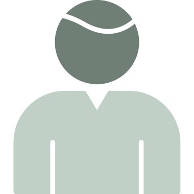 Düz biçimli Avatar insan simgesi