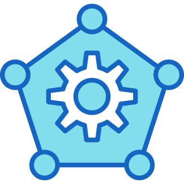 Teçhizat Web simgesi basit illüstrasyon