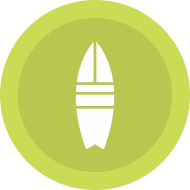 Yeşil ve beyaz renkli bir ikonun vektör çizimi. Bir tekne.