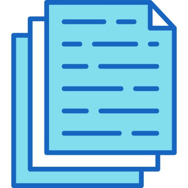 Belge. Web simgesi basit tasarım