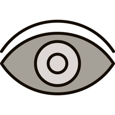 Göz simgesi vektör illüstrasyonu