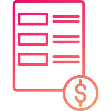 Dolar. Web simgesi basit illüstrasyon