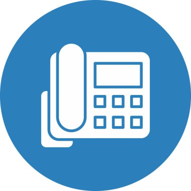 Telefon simgesi vektör illüstrasyonu