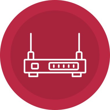 Yönlendirici. Web simgesi basit illüstrasyon