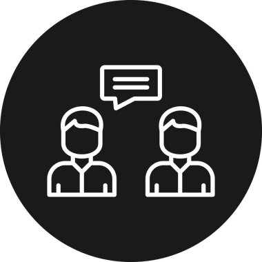 insanlar simge vektör illüstrasyonu