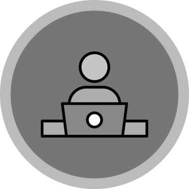 Vektör illüstrasyonu, silo simgesi