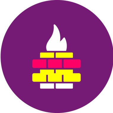 Mum. Web simgesi vektör illüstrasyonu