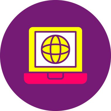 bilgisayar simgesi vektör illüstrasyonu