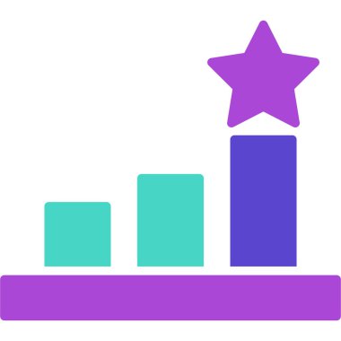 iş büyümesi simgesi, başarının vektör illüstrasyonu