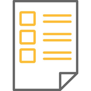 liste simgesi. Vektör çizimi. düz dizayn sembolü.