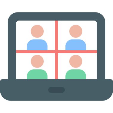 İş toplantısı vektör simgesi