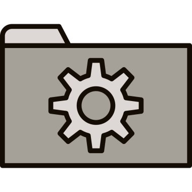 Simge, vektör illüstrasyonu ayarlanıyor