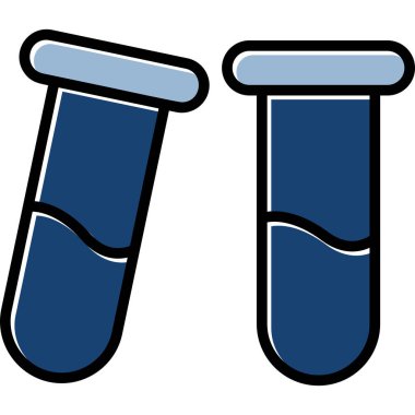 test tübü vektör çizimi