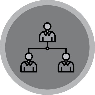 İş ve finans simgesinin vektör illüstrasyonu