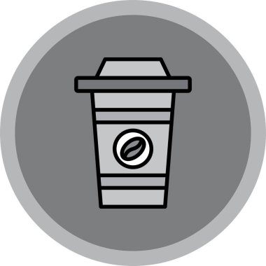 Benzersiz kahve makinesi vektör simgesi