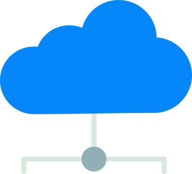 Bulut veri depolama simgesi - özet biçimi