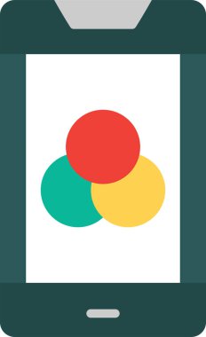 Modern simgenin vektör illüstrasyonu