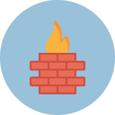 brick. Web simgesi basit illüstrasyon