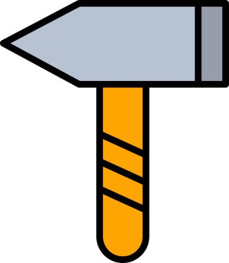 Tornavida simgesi, vektör illüstrasyonu