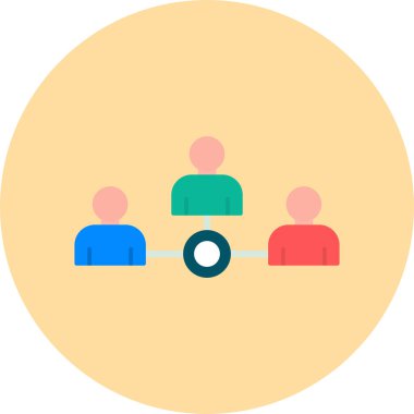 İş Düz Vektörü Simgesi Tasarımı