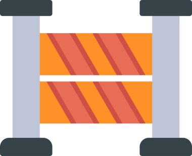 İnşaat endüstrisi düz stil yapı ikonu