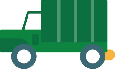 Kamyon. Web simgesi basit illüstrasyon