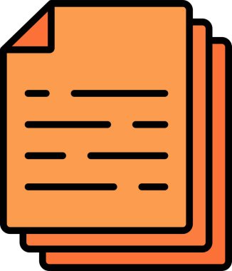 belge dosya simgesi ana hat biçiminde