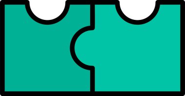 Kumaş kumaş giysi simgesi - taslak biçimi